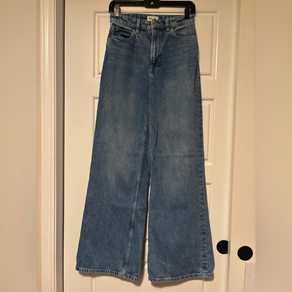 Lee Women's Blue Flare Jeans - Picture 1 of 8